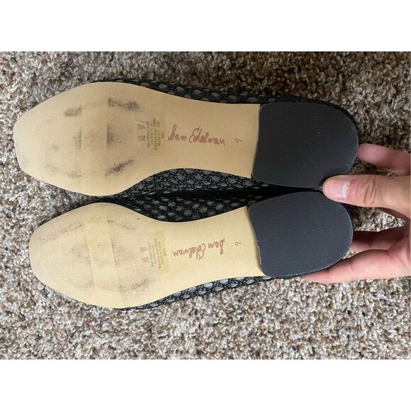 Brand New Sam Edelman May Women’s Size 7 Black Crotched Ballet Flats - Picture 7 of 8